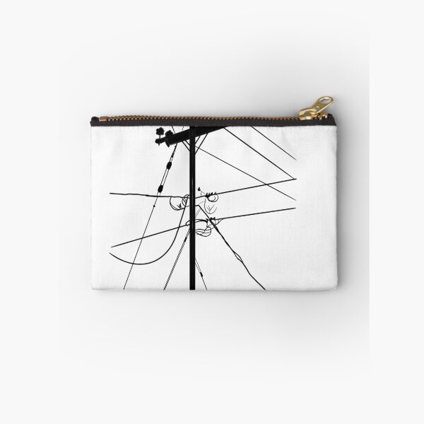 Item preview, Stay Grounded Minimalist Power Pole Aesthetic – Electric Utility Pole Vintage Urban T-Shirt Design designed and sold by Evv_u.
