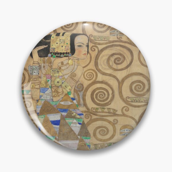 Item preview, Expectation – Gustav Klimt Art Nouveau Gold Pattern Print designed and sold by BuckaBaby.