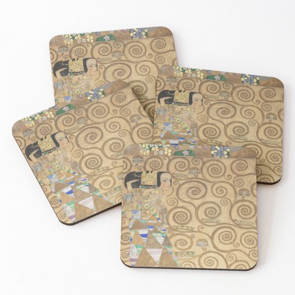 Item preview, Expectation – Gustav Klimt Art Nouveau Gold Pattern Print designed and sold by BuckaBaby.