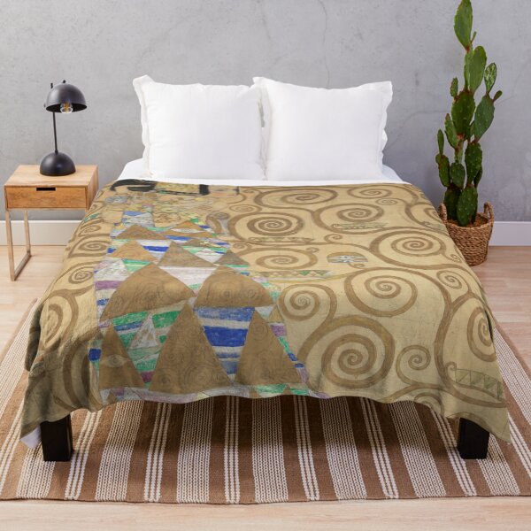 Item preview, Expectation – Gustav Klimt Art Nouveau Gold Pattern Print designed and sold by BuckaBaby.