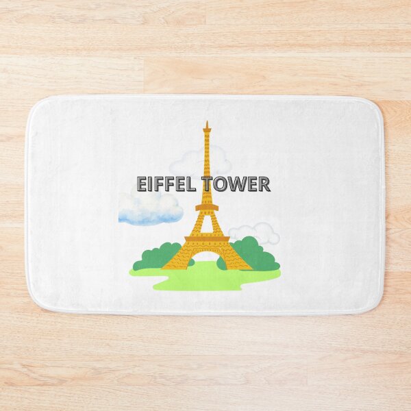 Item preview, Eiffel Tower Cute Travel Illustration | Paris France Landmark Art designed and sold by ElartedeNoel.