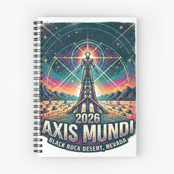 Item preview, Axis Mundi - 2026 - Burning Man - Black Rock Desert designed and sold by ebbandflo.
