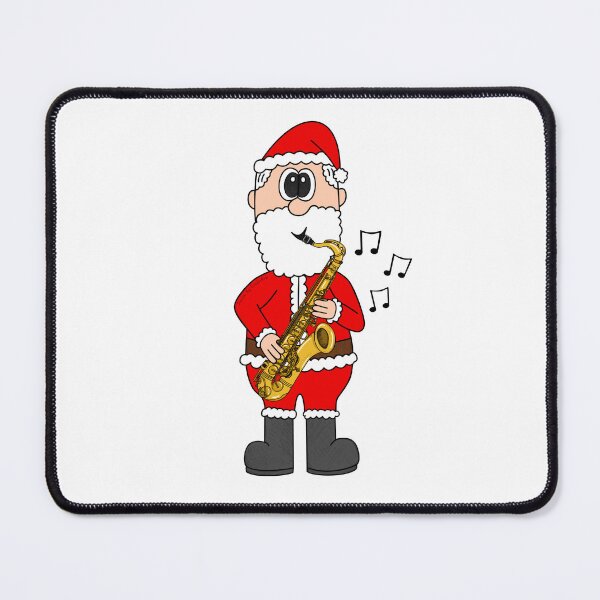 Item preview, Santa Playing Saxophone, Christmas Saxophonist Musician Music Teacher designed and sold by doodlerob.
