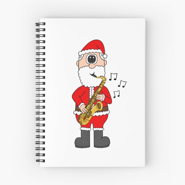 Item preview, Santa Playing Saxophone, Christmas Saxophonist Musician Music Teacher designed and sold by doodlerob.