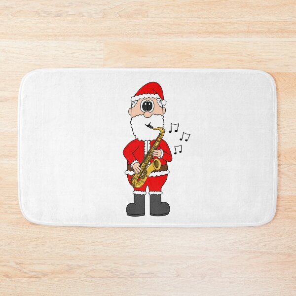Item preview, Santa Playing Saxophone, Christmas Saxophonist Musician Music Teacher designed and sold by doodlerob.
