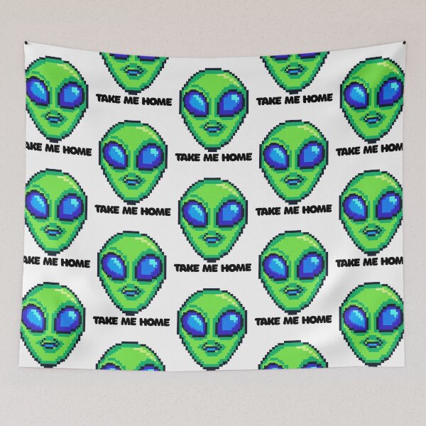 Item preview, Take Me Home Alien | Cute UFO Y2K Aesthetic designed and sold by Fullspace.