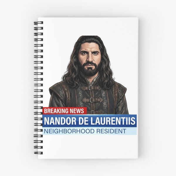 Item preview, Nandor De Laurentiis Breaking News Meme TV Character Fan designed and sold by raedattia.