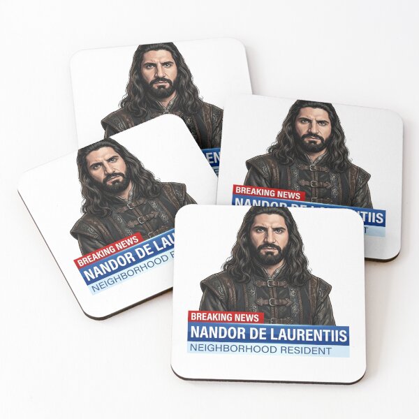 Item preview, Nandor De Laurentiis Breaking News Meme TV Character Fan designed and sold by raedattia.