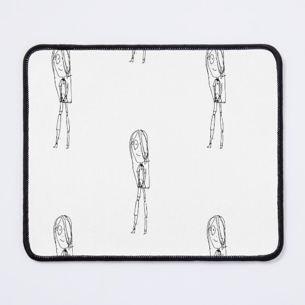 Item preview, Cool Long Hair Girl Cartoon Sketch designed and sold by Happy-Kidoodles.
