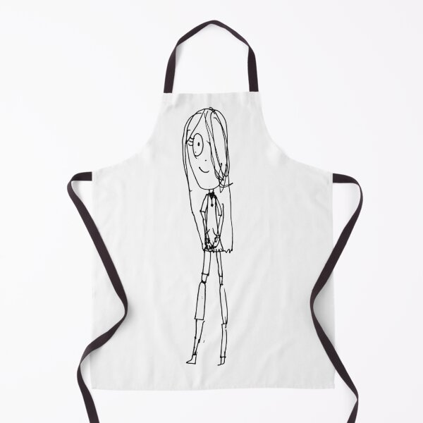 Item preview, Cool Long Hair Girl Cartoon Sketch designed and sold by Happy-Kidoodles.