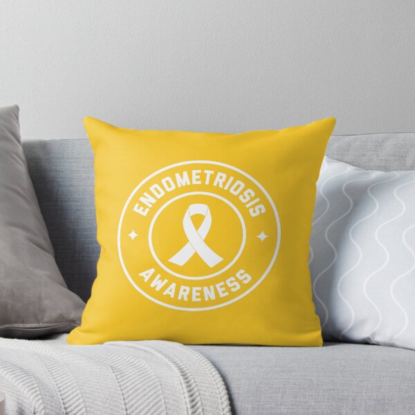 Item preview, Endometriosis Awareness Warrior | Yellow Ribbon Endometriosis Support | Endo Strong Gift #1 designed and sold by SalahBlt.