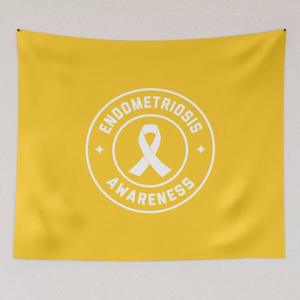 Item preview, Endometriosis Awareness Warrior | Yellow Ribbon Endometriosis Support | Endo Strong Gift #1 designed and sold by SalahBlt.