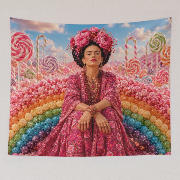 Item preview, Rainbow Frida Kahlo designed and sold by Muycote.