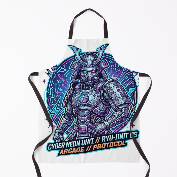 Item preview, Quantum Ronin Sentinel | Neon Cyber Samurai Sci-Fi Artwork designed and sold by cannsuh.