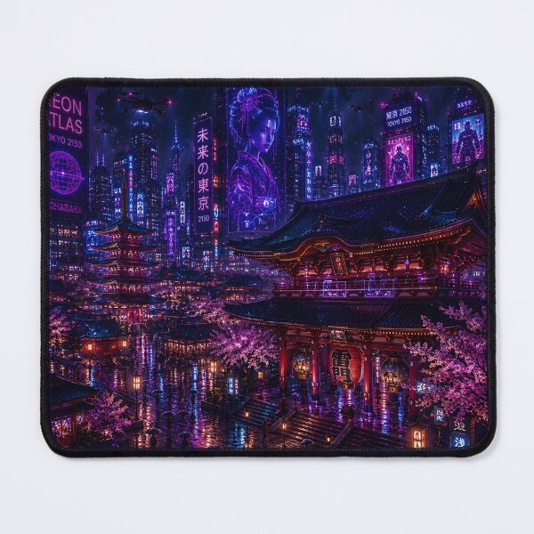 Item preview, Tokyo 2150 | Neon Cyberpunk Skyline | Futuristic Japan designed and sold by NSAstore.