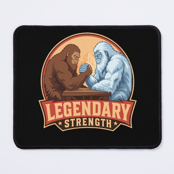 Item preview, Bigfoot vs Yeti Arm Wrestling Funny Cryptid For Myth Fans designed and sold by roarsomethings.