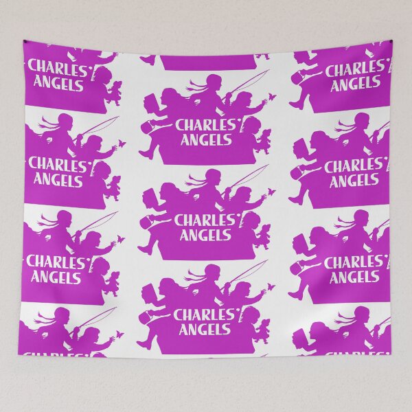 Item preview, Charles' Angels 70s logo - Purple designed and sold by Eric's Emporium.