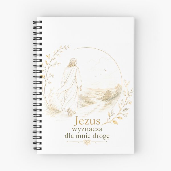 Item preview, Jezus prowadzi moją drogę – inspirująca chrześcijańska sztuka liniowa designed and sold by Niespodzianki.