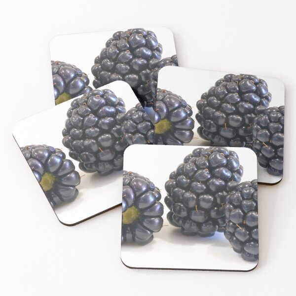 Item preview, Blackberries on a white background. Close-up designed and sold by IgorKovalenko.