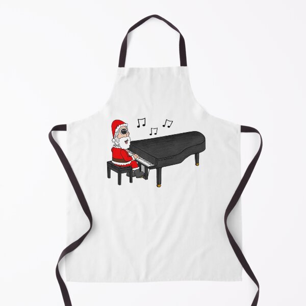 Item preview, Santa Playing Grand Piano, Christmas Pianist Music Teacher designed and sold by doodlerob.