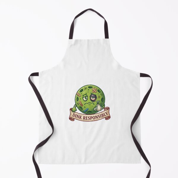 Item preview, Dink Responsibly Funny Injured Pickleball Mascot designed and sold by randaper.