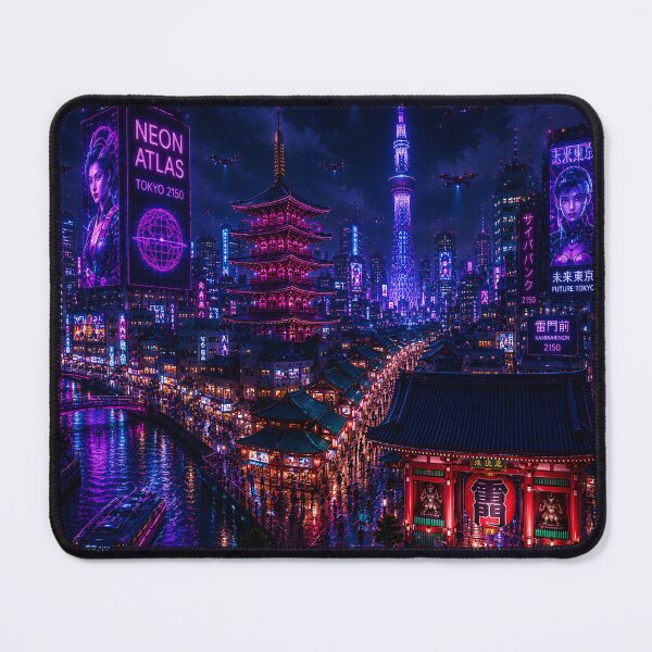 Item preview, Tokyo 2150 | Neon Cyberpunk Skyline | Futuristic Japan designed and sold by NSAstore.