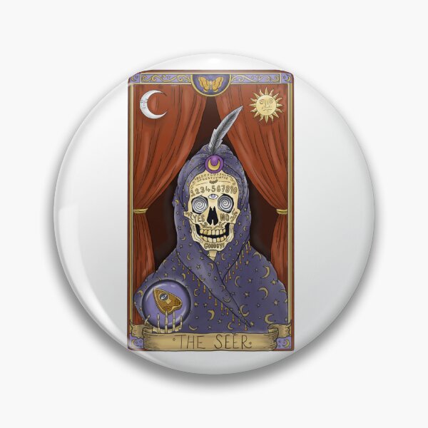 Item preview, The Seer Ouija Skull Tarot Card designed and sold by Paisley Dylan.