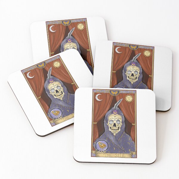 Item preview, The Seer Ouija Skull Tarot Card designed and sold by Paisley Dylan.
