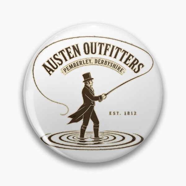 Item preview, Austen Outfitters Vintage Fly Fishing Pride and Prejudice designed and sold by WholeLifePress.