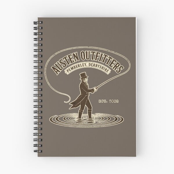 Item preview, Austen Outfitters Vintage Fly Fishing Pride and Prejudice designed and sold by WholeLifePress.