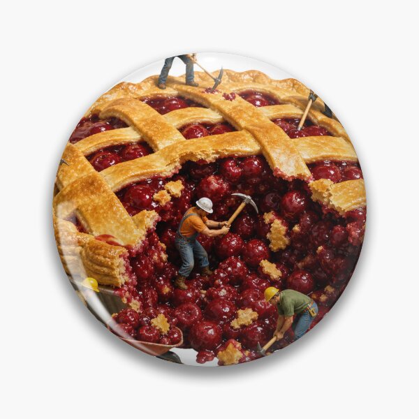 Item preview, Tiny Workers Mining Cherry Pie designed and sold by Rob Hopper | RoboRob001.