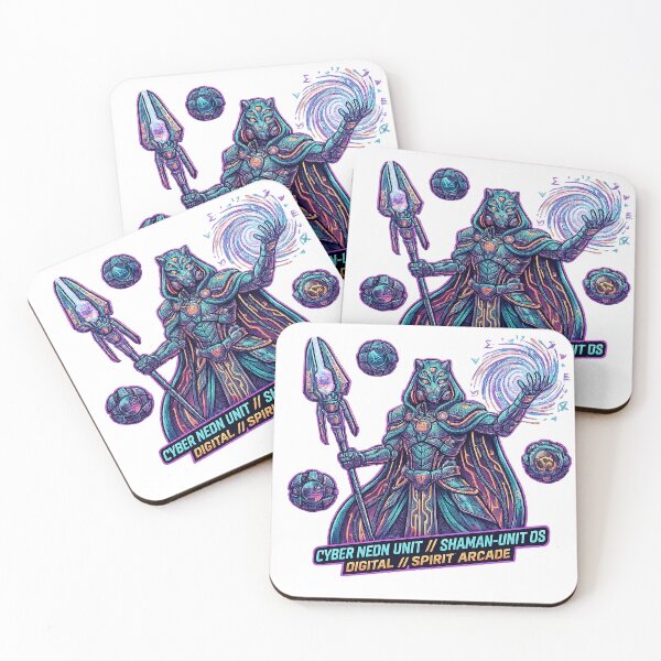 Item preview, Astral Jackal Shaman | Cosmic Spirit Tech Mage Artwork designed and sold by cannsuh.