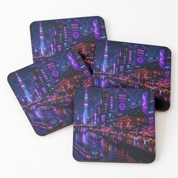 Item preview,  Tokyo 2150 | Neon Cyberpunk Skyline | Futuristic Japan designed and sold by NSAstore.