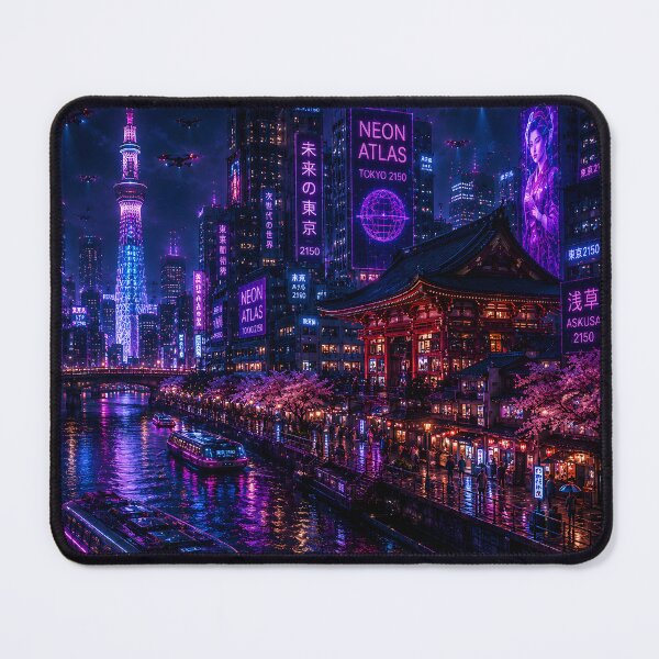 Item preview, Tokyo 2150 | Neon Cyberpunk Skyline | Futuristic Japan designed and sold by NSAstore.
