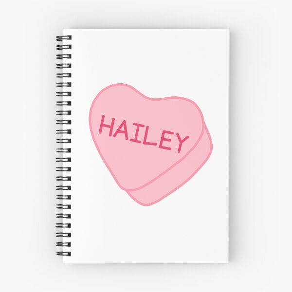 Item preview, Hailey Name Pink Candy Heart Sweet Heart Cute designed and sold by SlimyFish.