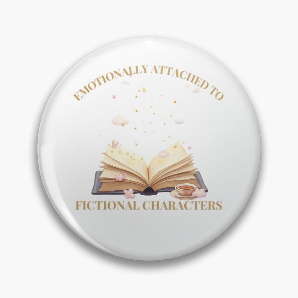Item preview, Emotionally Attached To Fictional Characters - BookTok Reader Gift designed and sold by AlruanceStudio.