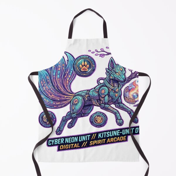 Item preview, Celestial Cyber Kitsune | Neon Spirit Fox Fantasy Artwork designed and sold by cannsuh.
