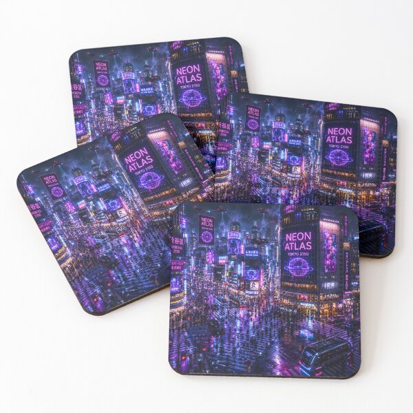 Item preview, Tokyo 2150 | Neon Cyberpunk Skyline | Futuristic Japan designed and sold by NSAstore.