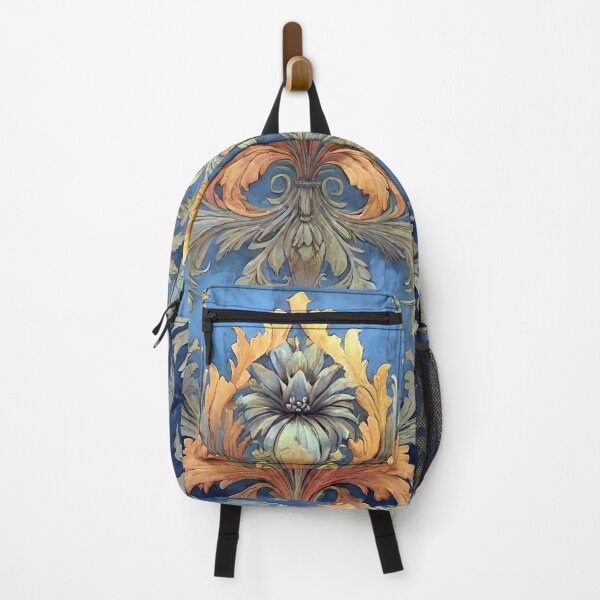 Item preview, Damask Floral Patina Cobalt and Copper designed and sold by Tammy Winand Arts.