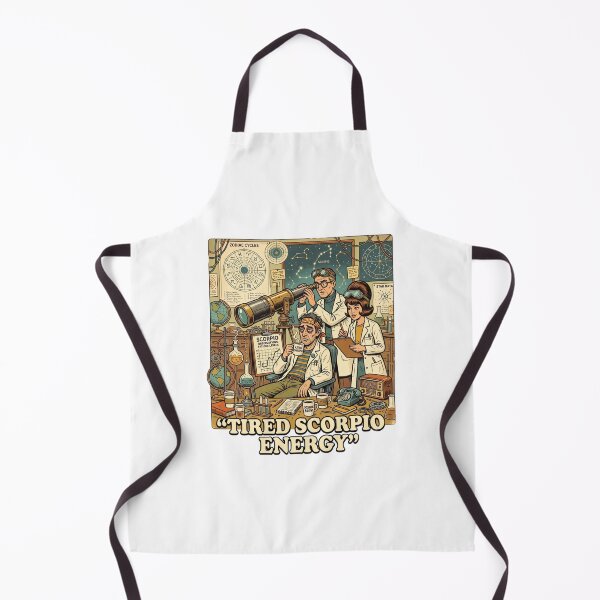 Item preview, Tired Scorpio Energy Vintage Astrology Laboratory Retro Zodiac Design designed and sold by urbinet.