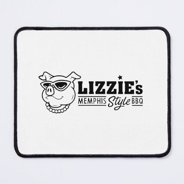 Item preview, Lizzie's Memphis Style BBQ Cool Pig Mascot Logo Design designed and sold by yqikaru.