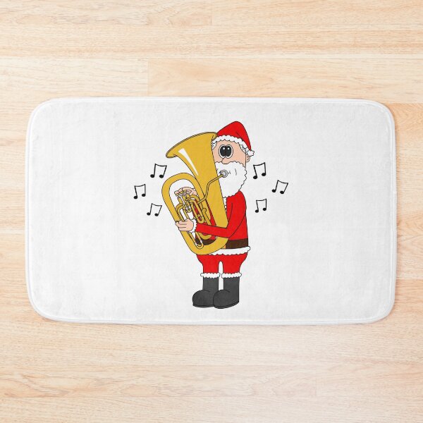 Item preview, Santa Playing Tuba, Christmas Tubaist Brass Musician designed and sold by doodlerob.
