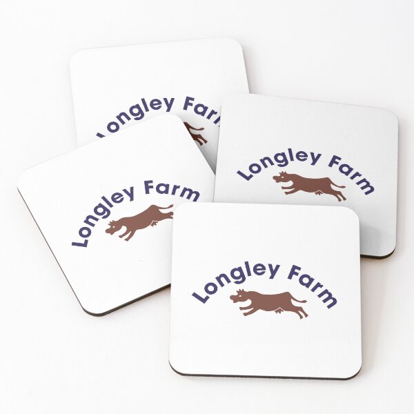 Item preview, Longley Farm Running Cow Minimalist Brand Logo Design designed and sold by yqikaru.
