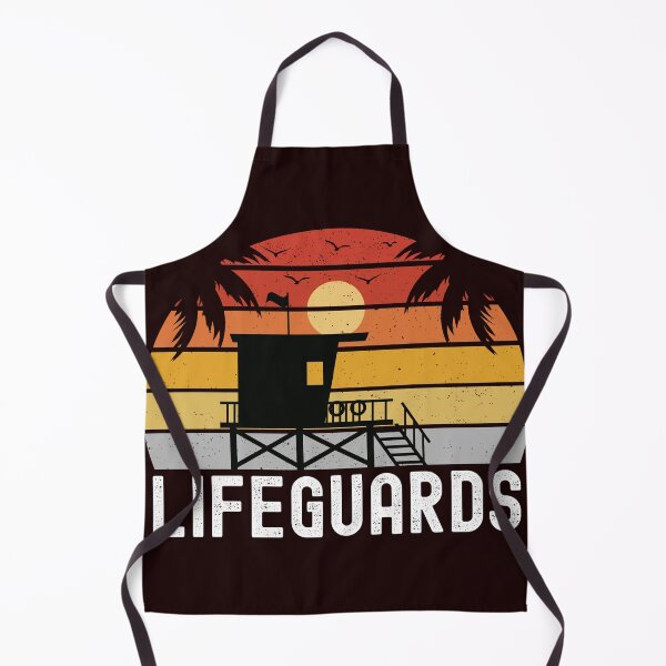 Item preview, Vintage Retro Sunset Lifeguard Tower Beach designed and sold by ShopFanCreation.