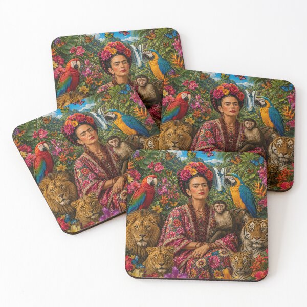 Item preview, frida Kahlo wildlife designed and sold by Muycote.