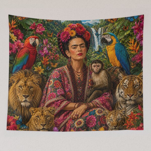 Item preview, frida Kahlo wildlife designed and sold by Muycote.