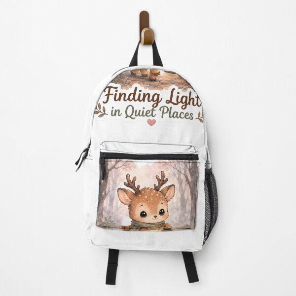 Item preview, Finding Light in Quiet Places Cute Baby Deer Lantern Forest Design designed and sold by BLOOMVELLE.