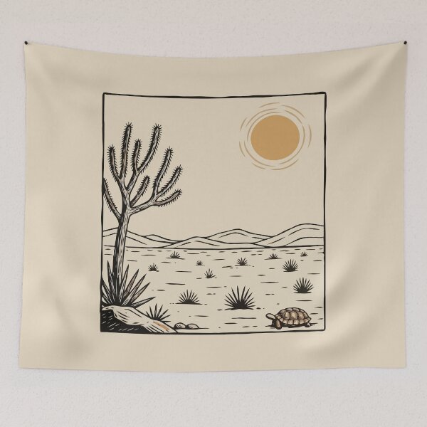 Item preview, Desert Tortoise Landscape designed and sold by Gkinoki.