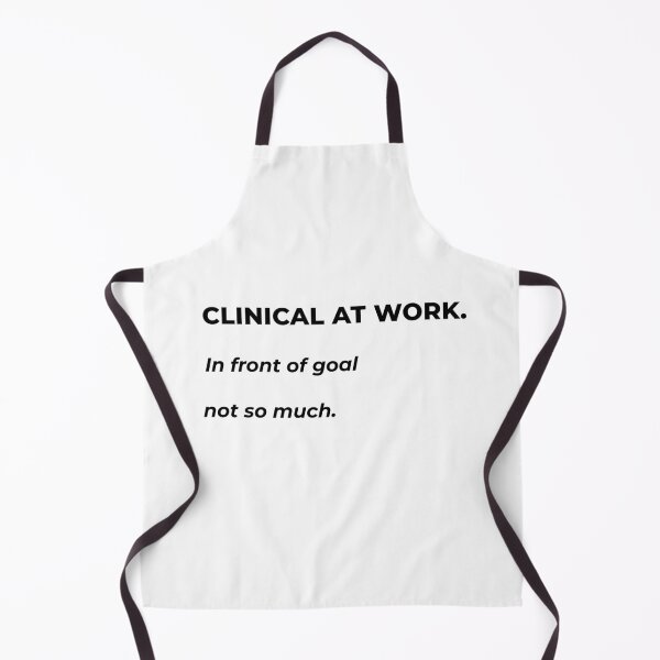 Item preview, Clinical at work. In front of goal not so much. designed and sold by Weldon Myson.