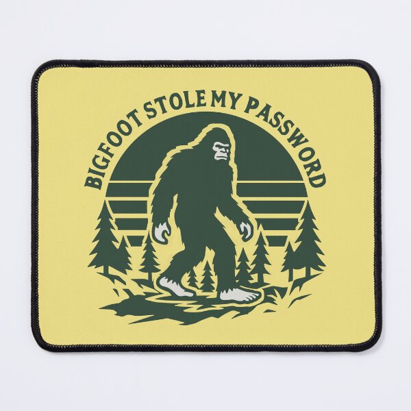 Item preview, Bigfoot Stole My Password Retro 1970s Tech Humor For IT Professionals designed and sold by roarsomethings.